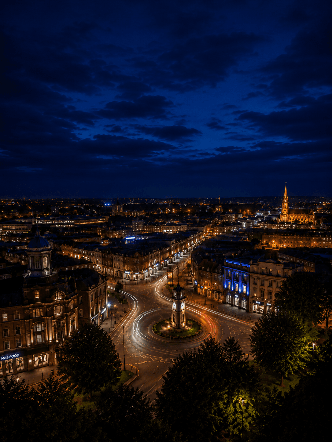 Worksop at night
