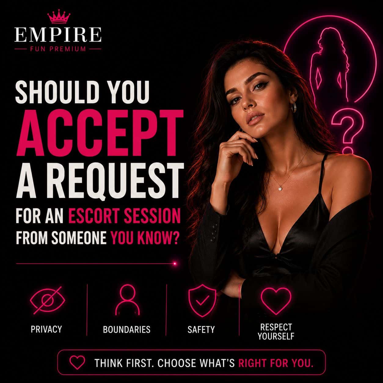 Should You Accept a Request for an Escort Session from Someone You Know?