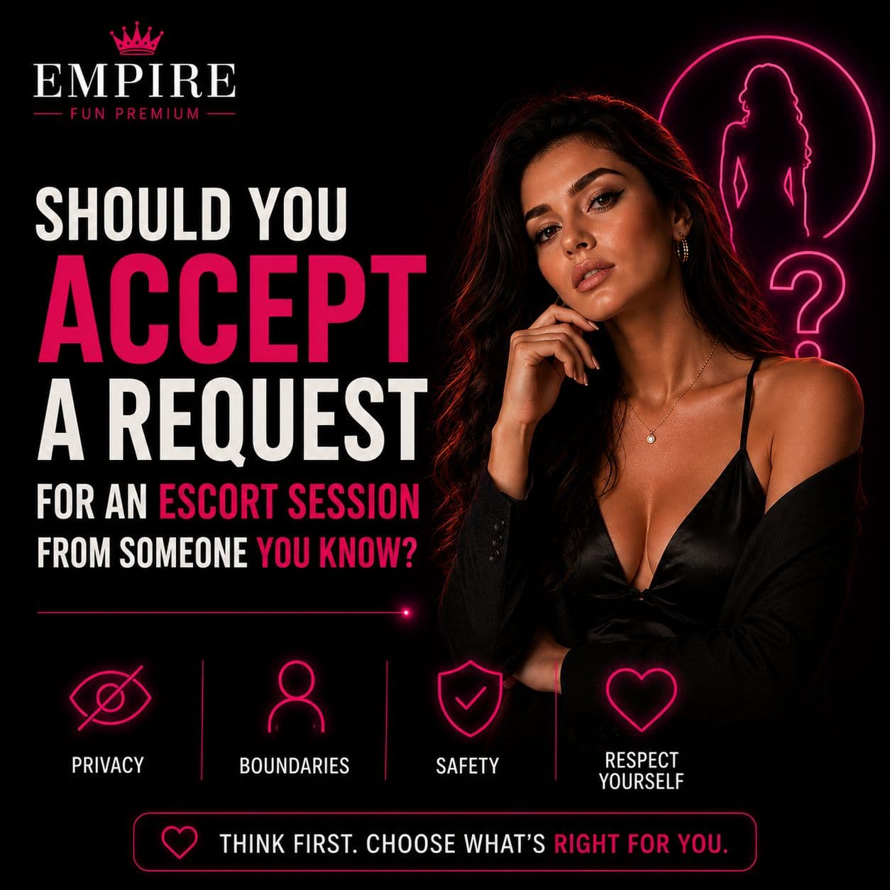 Should You Accept a Request for an Escort Session from Someone You Know?