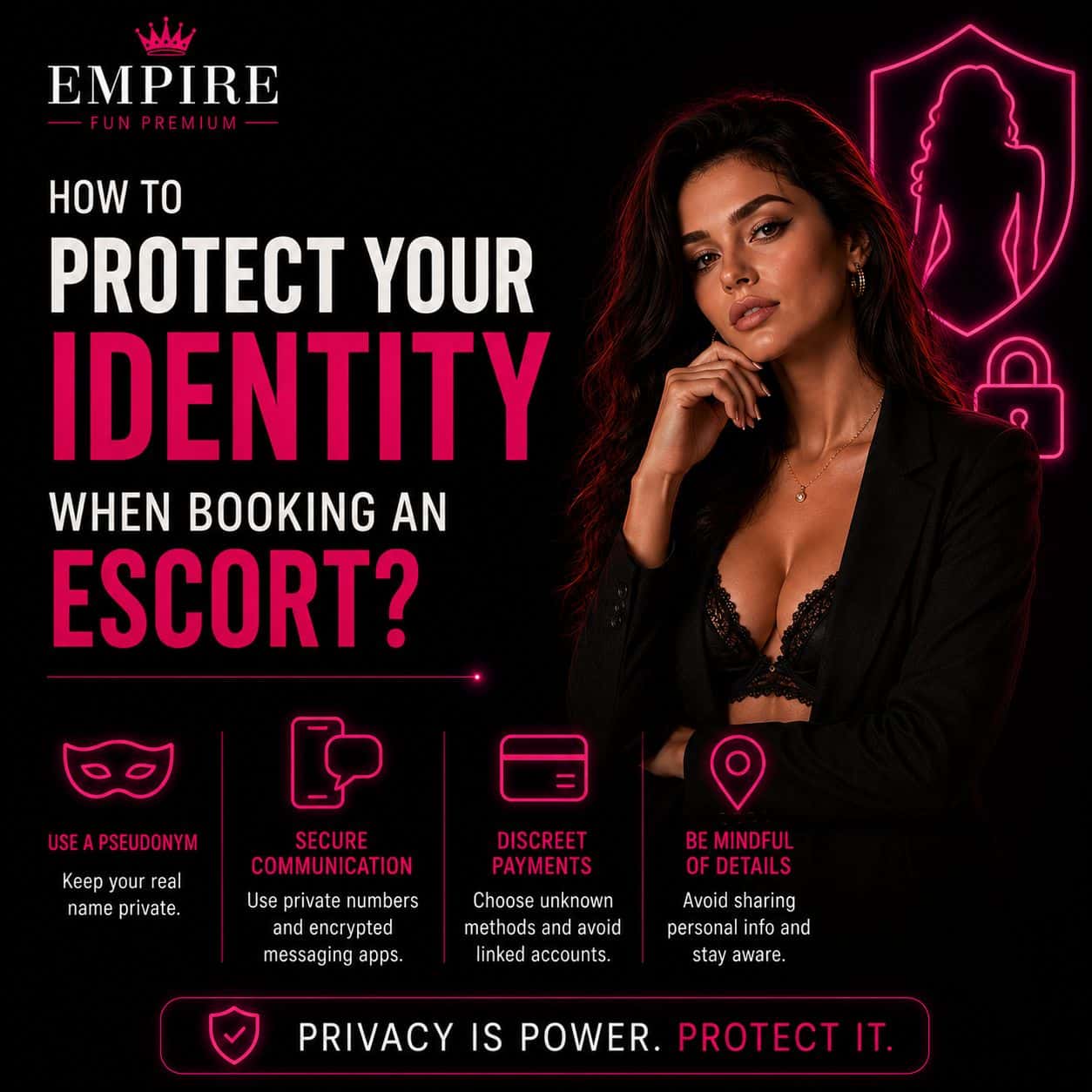 How to Protect Your Identity when Booking an Escort?