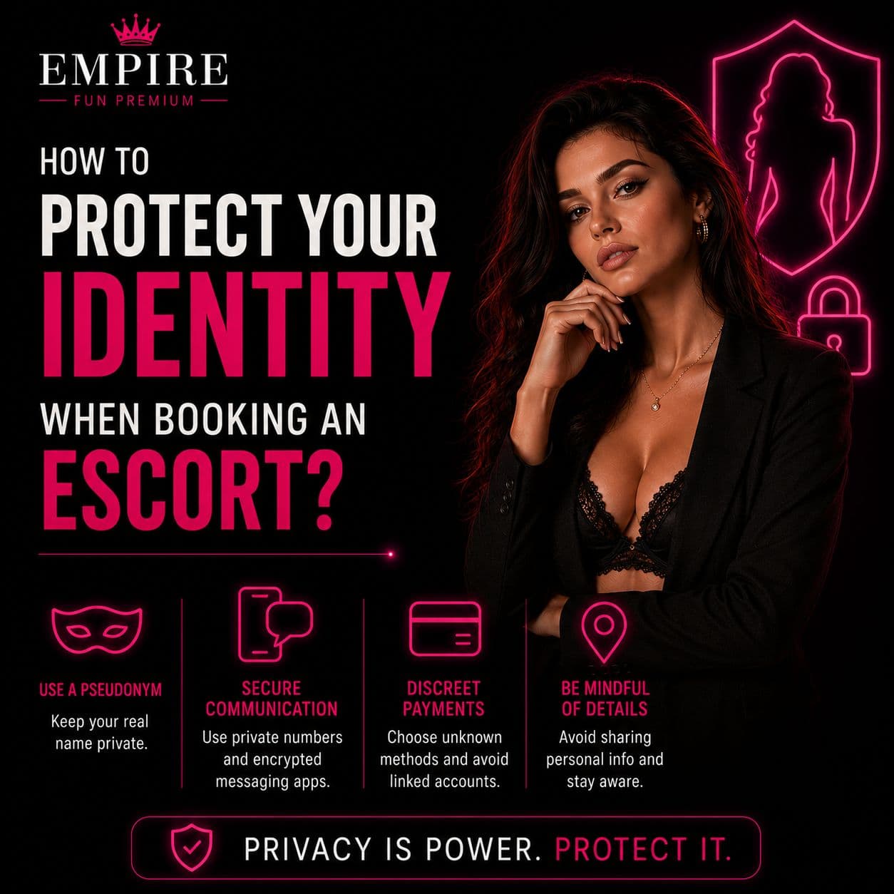 How to Protect Your Identity when Booking an Escort?