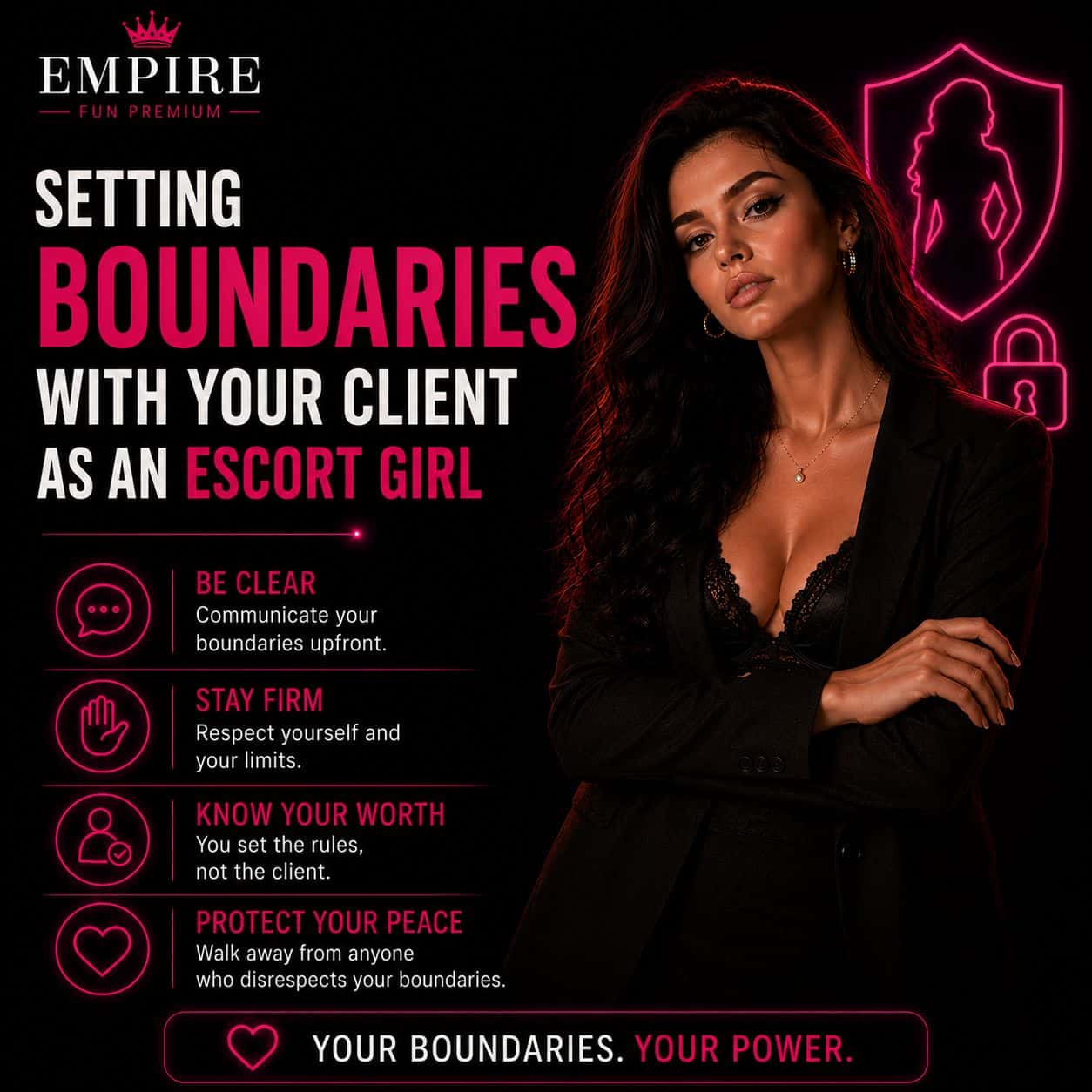 Setting Boundaries with Your Client as an Escort Girl