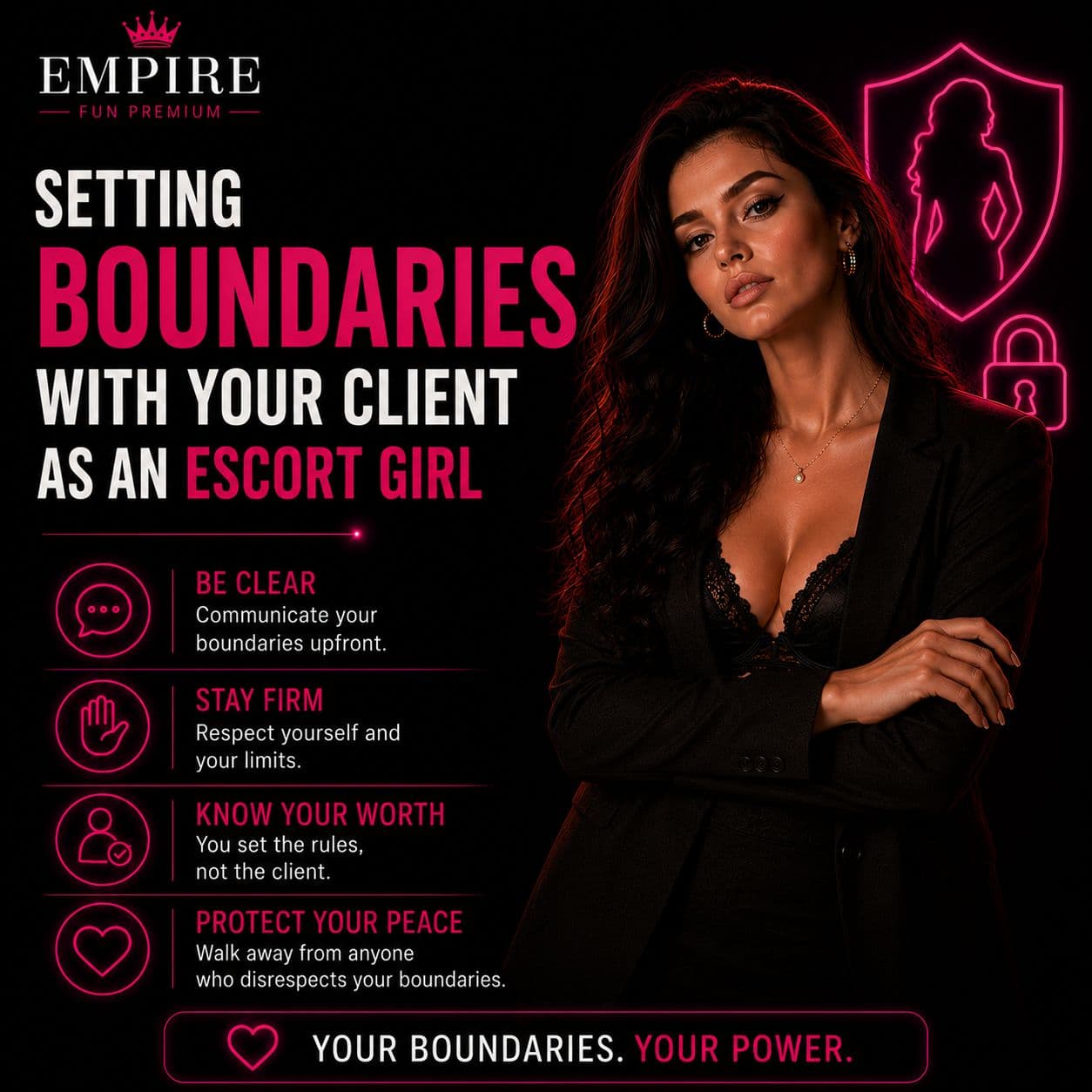 Setting Boundaries with Your Client as an Escort Girl