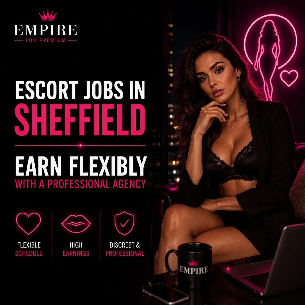 Escort Jobs in Sheffield – Earn Flexibly With a Professional Agency