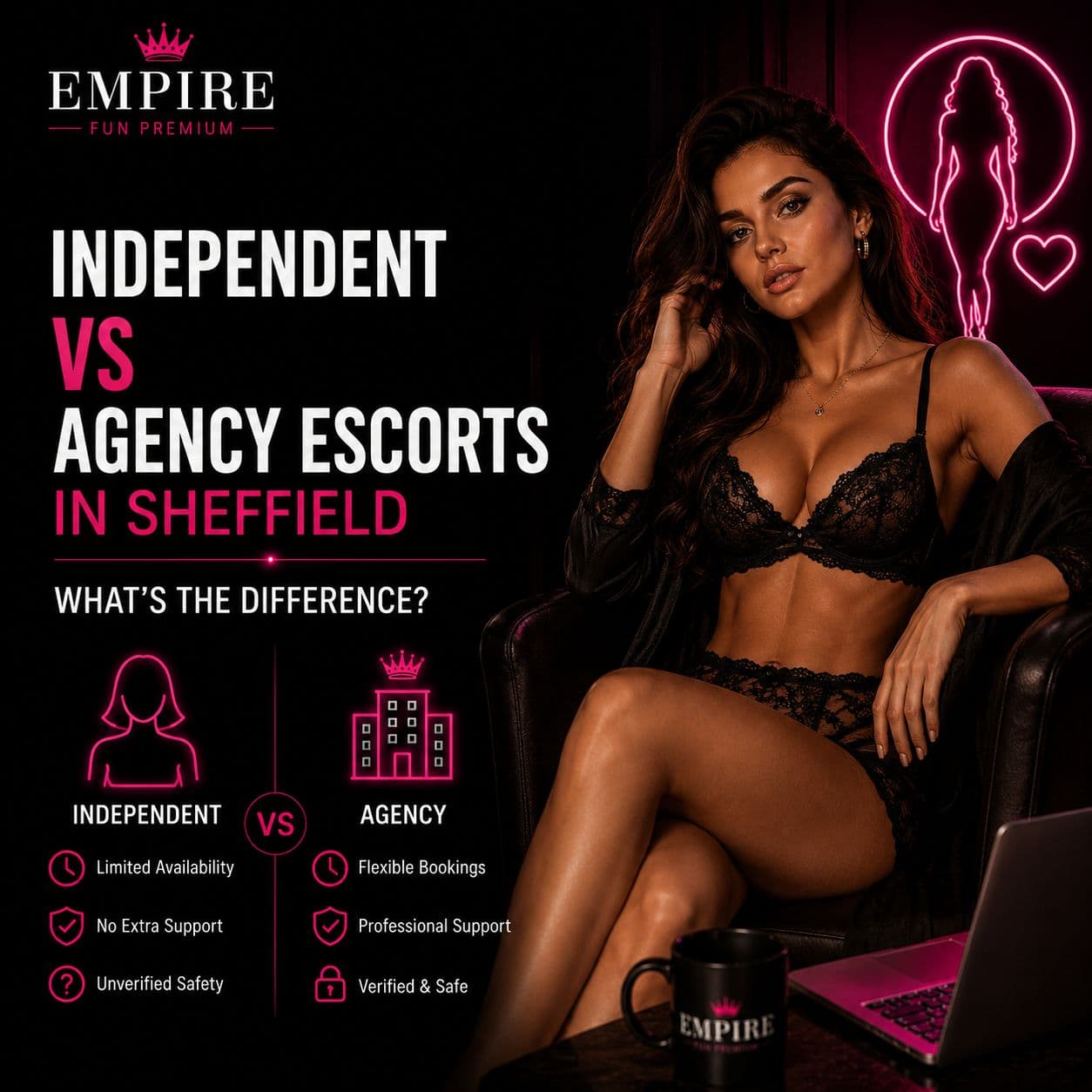 Independent vs Agency Escorts in Sheffield – What's the Difference?