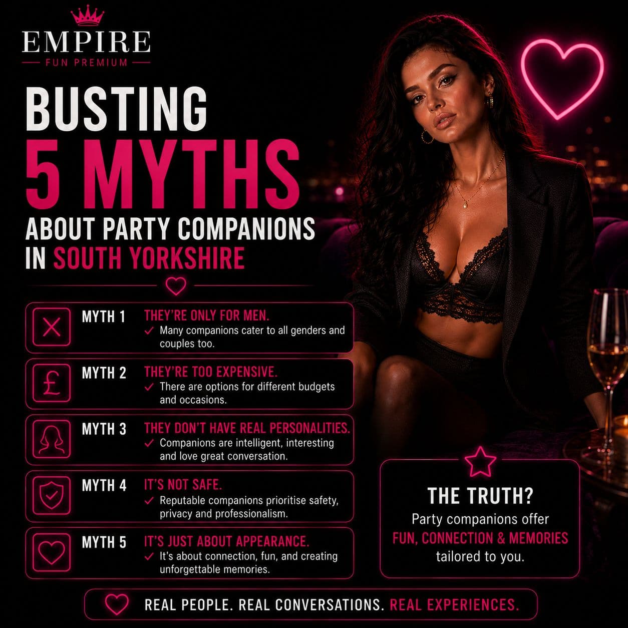 Busting 5 Myths About Party Companions in South Yorkshire