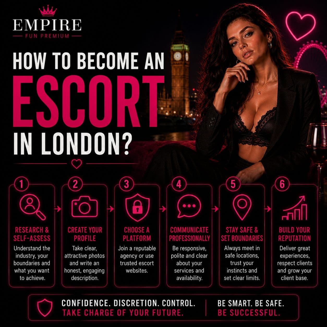Escort Advice: How to Become an Escort in London?