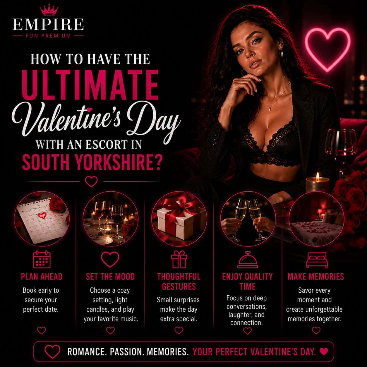How to Have the Ultimate Valentine's Day with an Escort in South Yorkshire?