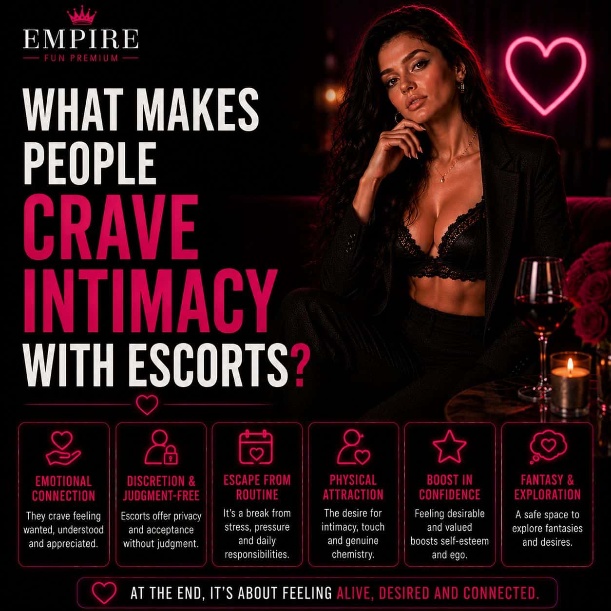 What Makes People Crave Intimacy With Escorts?